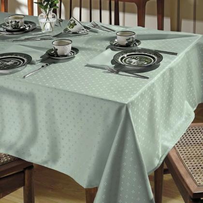 Imagem de Toalha Mesa Quadrada 140x140cm Requinte TJ 5796 Verde Dohler
