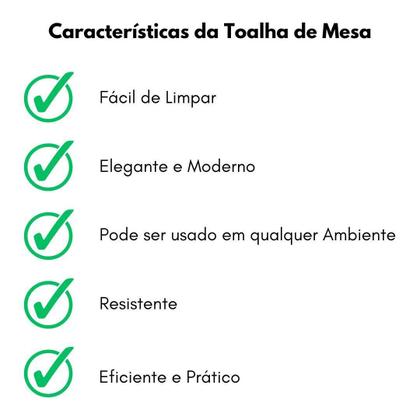 Imagem de Toalha Mesa Retangular 8 Lugar Jacquard Preto +8 Guardanapo