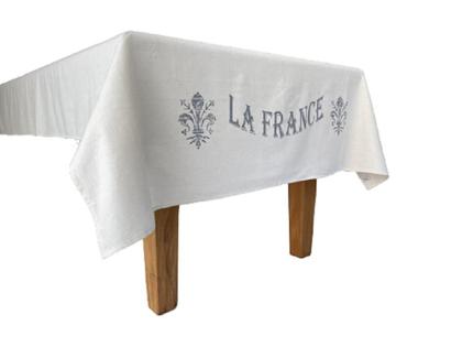 Imagem de Toalha Mesa Retangular 8 Lugares 260X160Cm Jardinire Linho
