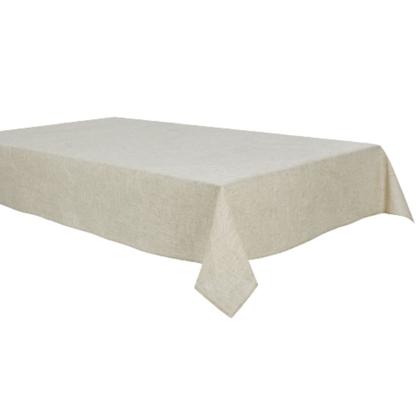 Imagem de Toalha Mesa Retangular 8 Lugares Auguri Romana Bege