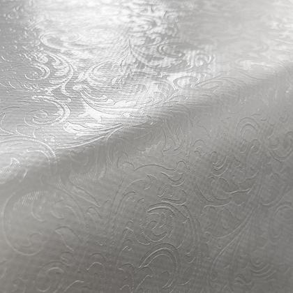 Imagem de Toalha Mesa Térmica Impermeável Pvc Condessa Branco 140x200