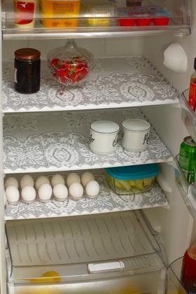 Imagem de Toalha para Geladeira Emborrachada Estampada Multi-uso  Kit 3 un - 53cm X 36cm