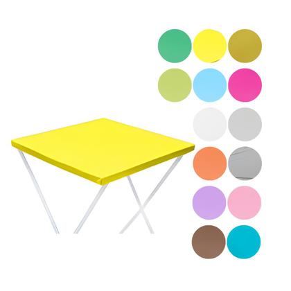 Imagem de toalha plástica descartável diversas cores campfestas 10un