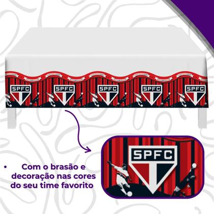 Imagem de Toalha Plástica para Decoração de Mesa Festa Temática - São Paulo - Festcolor