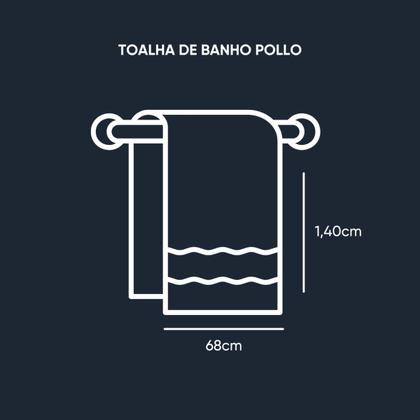 Imagem de Toalha Pollo  A Maciez do Algodão e o Charme da Barra Aveludada
