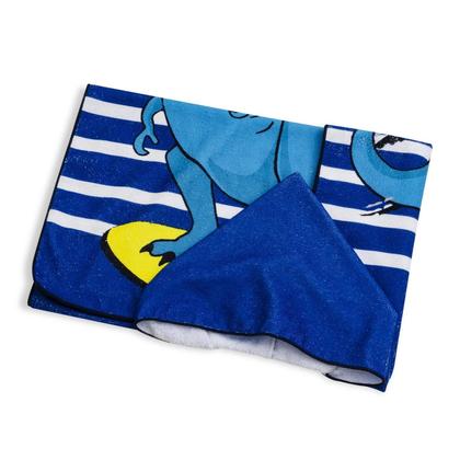Imagem de Toalha Poncho Infantil com Capuz Estampada 120cm x 60cm 100% Algodão - Loaní