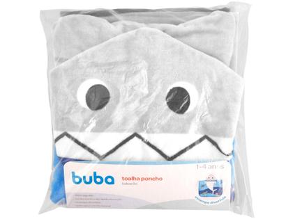 Imagem de Toalha Poncho Tubarão 100% Algodão 17068 - Buba