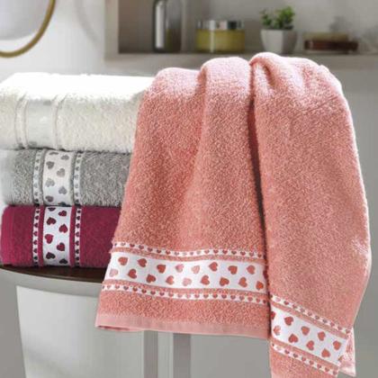 Imagem de Toalha Rosto Dohler Premium Coração