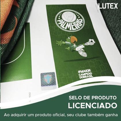 Imagem de Toalha Time Oficial Lepper Aveludada Praia Piscina Escudos Cores Clube Licenciada Original 140x70cm