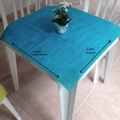 Imagem de TOALHA TNT MESA DE CONVIDADOS 0,68 X 0,68 m C/ 5 PEÇAS