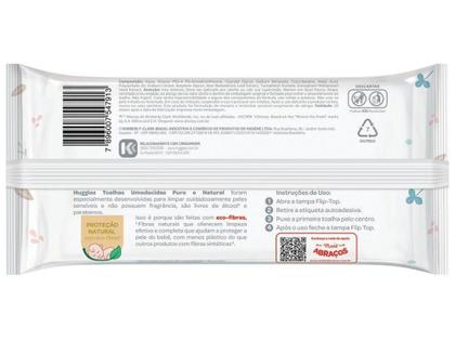 Imagem de Toalha Umedecida Huggies Puro e Natural - 48 Unidades