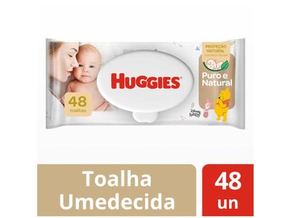 Imagem de Toalha Umedecida Huggies Puro e Natural - 48 Unidades