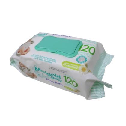 Imagem de Toalha Umedecida Marigold Premium Extrato de Camomila 120und