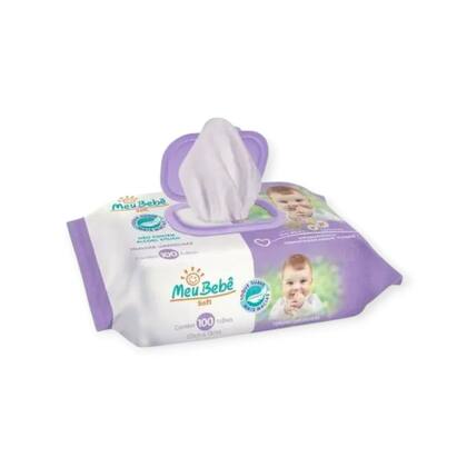 Imagem de Toalha umedecida meu bebe soft  c/100un hygieline