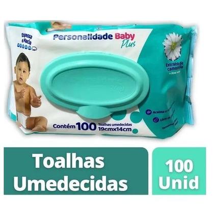 Imagem de Toalha Umedecida Personalidade Baby Plus 100Un - Eurofral