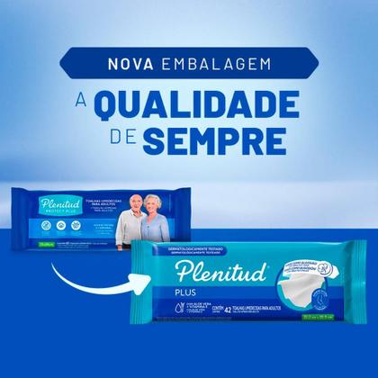 Imagem de Toalha Umedecida Plenitud com 42 Unidades
