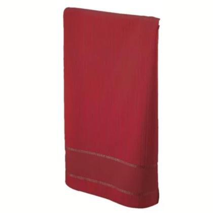 Imagem de Toalha Velour Bella Pra Bordar Lavabo cor Vermelha