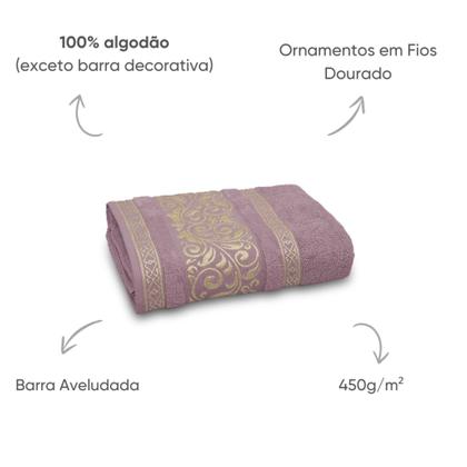 Imagem de Toalhão de Rosto Alta Absorção - 100% Algodão