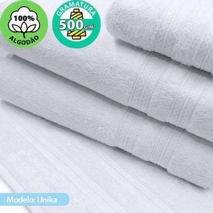 Imagem de Toalhas Banhão e Rosto 100% Algodão Kit com 4 peças Karsten Unika - Emcompre Karsten
