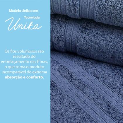 Imagem de Toalhas Banhão e Rosto 100% Algodão Kit com 4 peças Karsten Unika - Emcompre Karsten