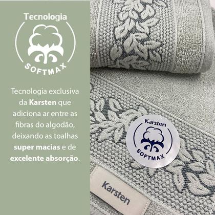 Imagem de Toalhas de Banho e Rosto Karsten 100% Algodão Kit com 2 peças Provence