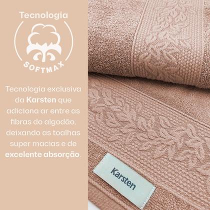 Imagem de Toalhas de Banho e Rosto Karsten 100% Algodão Kit com 2 peças Provence