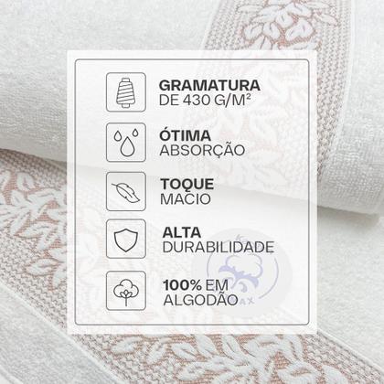 Imagem de Toalhas de Banho e Rosto Karsten 100% Algodão Kit com 2 peças Provence