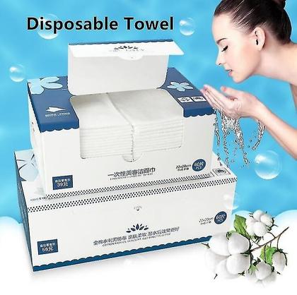 Imagem de Toalhas de banho toalhinhas de viagem algodão descartável lavagem suave toalha de beleza limpa e toalha seca