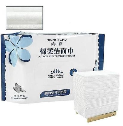 Imagem de Toalhas de banho toalhinhas de viagem algodão descartável lavagem suave toalha de beleza limpa e toalha seca