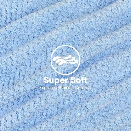 Imagem de Toalhas de cabelo de microfibra HOMEXCEL Super Soft, pacote com 5