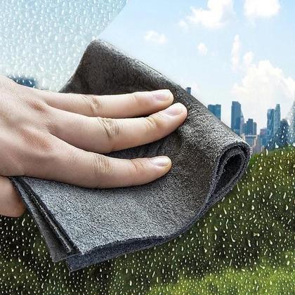 Imagem de Toalhas De Microfibra Mágicas Espessas Para Limpeza De Janelas, Vidros E Panos De Cozinha - Conjunto
