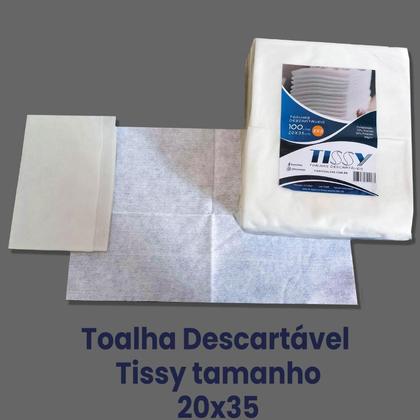 Imagem de TOALHAS DESCARTAVEIS ALTA QUALIDADE TISSY 20x35 100 UNIDADES