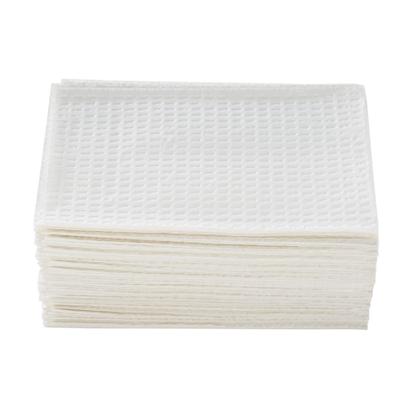 Imagem de Toalhas descartáveis McKesson 33x46 cm, waffle de 2 camadas, gravado em relevo, 500 quilates