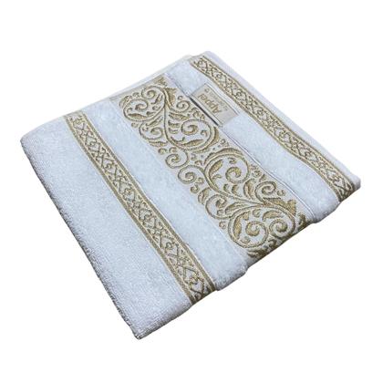 Imagem de Toalhas La Vie 100% Algodão  Jogo 2 Peças (Banho e Rosto) com Barra Aveludada e Fios Dourados