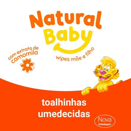 Imagem de Toalhas Lenços Umedecidos Natural Baby com 60un - Evergreen