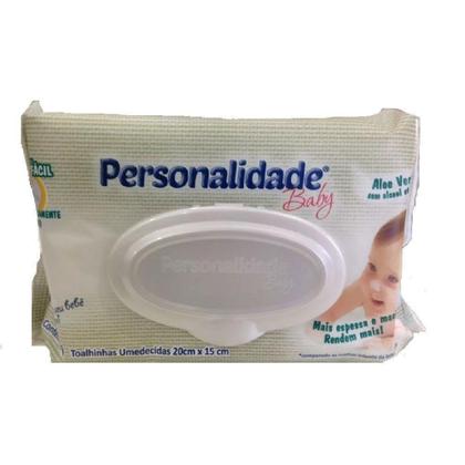 Imagem de Toalhas umedecidas personalidade baby c/100