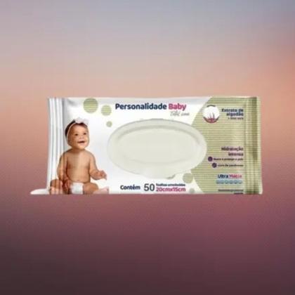 Imagem de Toalhas Umedecidas Personalidade Baby Total Care 50 Uni 20x15