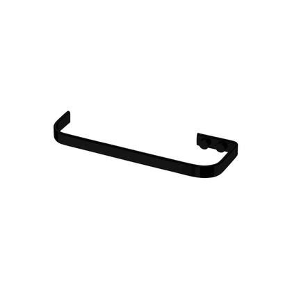 Imagem de Toalheiro 22cm suporte porta toalha rosto Preto Fosco Future 2304PT