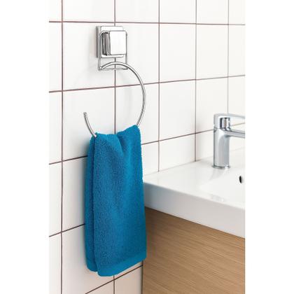 Imagem de Toalheiro Argola Com Ventosas Porta Toalha Banheiro