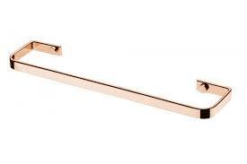 Imagem de Toalheiro Barra 30 cm Porta Toalha de Rosto Metal Rose Gold