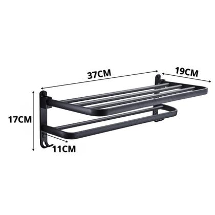 Imagem de Toalheiro De Banheiro Inox Porta Toalha De Rosto Suporte Para Toalhas De Banho Com Gancho Casa