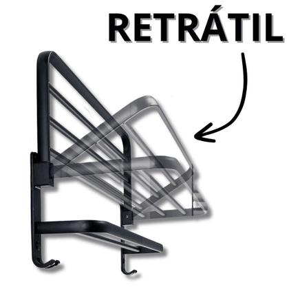 Imagem de Toalheiro De Banheiro Inox Porta Toalha De Rosto Suporte Para Toalhas De Banho Com Gancho Casa