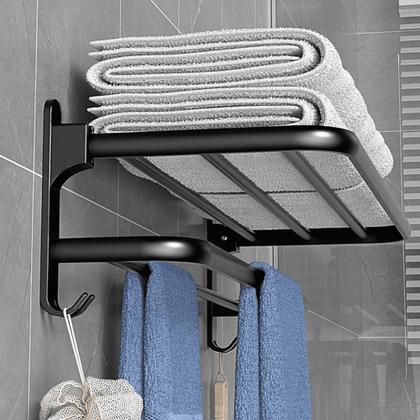 Imagem de Toalheiro De Banheiro Inox Porta Toalha De Rosto Suporte Para Toalhas De Banho Com Gancho Casa