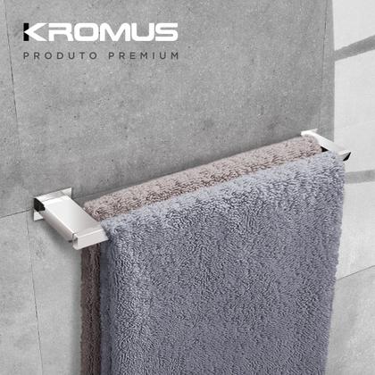 Imagem de Toalheiro Duplo 50 Cm Inox - Kromus RT0309-50