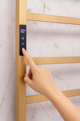 Imagem de Toalheiro Elétrico Aço Inox Térmico Display Digital 70X50