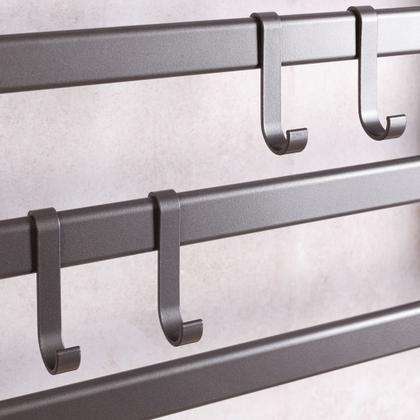 Imagem de Toalheiro Elétrico Térmico Aquecido 30x 45 Cinza 110V