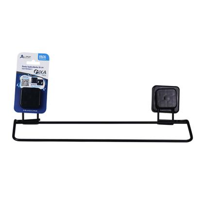 Imagem de Toalheiro / Porta Toalha Duplo Com 36cm Fixação Por Ventosas