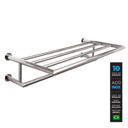 Imagem de Toalheiro Rack 45 Cm Inox - Kromus ME0210-45
