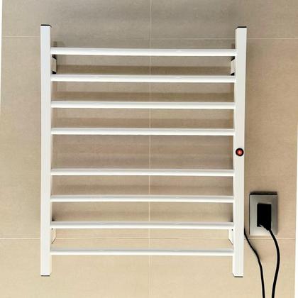 Imagem de Toalheiro Térmico Larcant de Parede Branco 220V Grande 70x57cm 50W