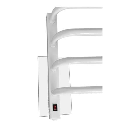 Imagem de Toalheiro Termico Pequeno Branco 110V Fio Oculto Esquerdo